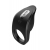 Черное эрекционное виброкольцо Vibro Lust Ring - MALESATION - в Старом Осколе купить с доставкой