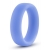Голубое люминесцентное кольцо Silicone Glo Cock Ring - Blush Novelties - в Старом Осколе купить с доставкой