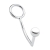 Кольцо на пенис с анальным стимулятором Stainless Steel Anal Hook   Cock Ring - BlueLine - в Старом Осколе купить с доставкой
