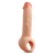 Телесная насадка-удлинитель Thrive 8.75 Inch Realistic Penis Extender Sleeve - 22,2 см. - Blush Novelties - в Старом Осколе купить с доставкой