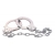 Наручники из металла с длинной цепочкой CHROME HANDCUFFS METAL HANDCUFFS W. KEY - NMC - купить с доставкой в Старом Осколе