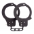 Чёрные наручники из листового металла BONDX METAL CUFFS BLACK - Dream Toys - купить с доставкой в Старом Осколе