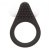 Чёрное эрекционное кольцо LIT-UP SILICONE STIMU RING 1 BLACK - Dream Toys - в Старом Осколе купить с доставкой