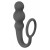 Серое эрекционное кольцо Legend с анальным стимулятором - Lola Games - в Старом Осколе купить с доставкой