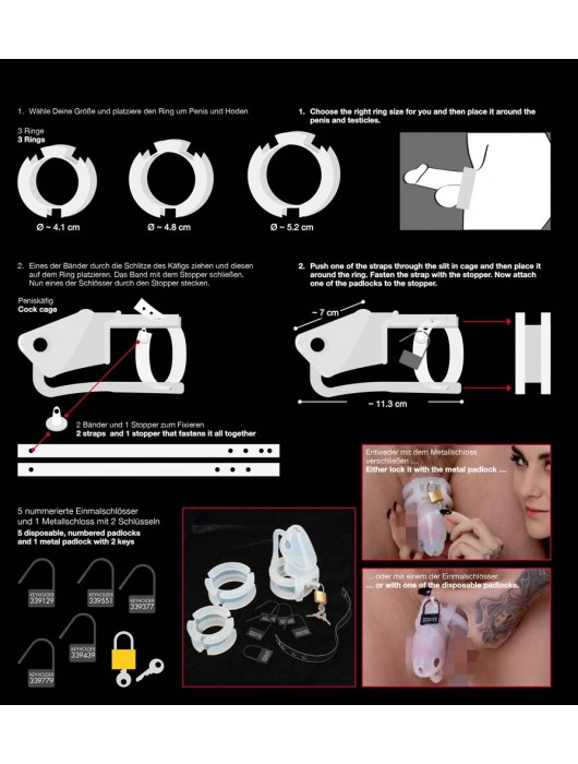 Набор для мужского пояса верности Cock Cage Set - Orion - купить с доставкой в Старом Осколе