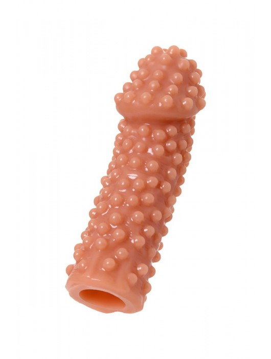Телесная насадка на фаллос с бугорками KOKOS Extreme Sleeve 10 - 15,8 см. - KOKOS - в Старом Осколе купить с доставкой
