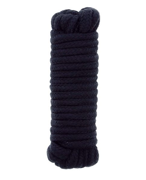 Чёрная веревка для связывания BONDX LOVE ROPE - 5 м. - Dream Toys - купить с доставкой в Старом Осколе