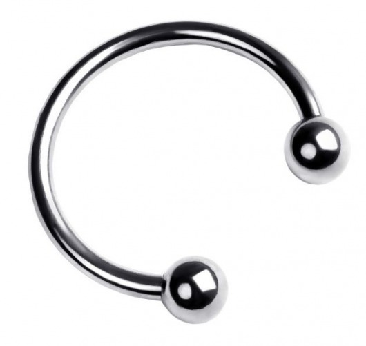 Серебристая подкова на головку пениса - ToyFa - купить с доставкой в Старом Осколе