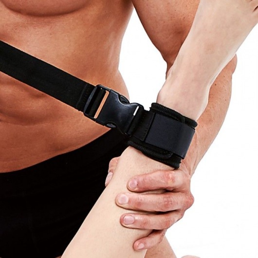 Черные фиксаторы для глубокого проникновения G-Spot Pal - Lux Fetish - купить с доставкой в Старом Осколе