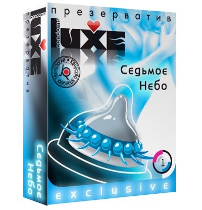 Презерватив LUXE  Exclusive  Седьмое небо  - 1 шт. - Luxe - купить с доставкой в Старом Осколе