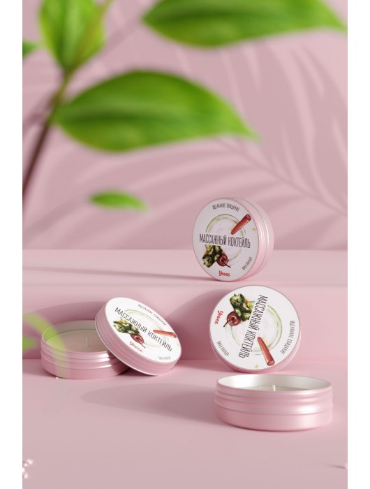 Массажная свеча «Массажный коктейль» с ароматом пина колады - 30 мл. - ToyFa - купить с доставкой в Старом Осколе