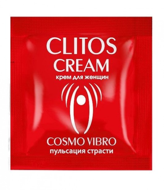 Пробник возбуждающего крема для женщин Clitos Cream - 1,5 гр. - Биоритм - купить с доставкой в Старом Осколе