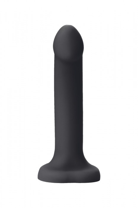 Черный фаллос с имитацией эякуляции Silicon Cum Dildo L - 19,6 см. - Strap-on-me - купить с доставкой в Старом Осколе
