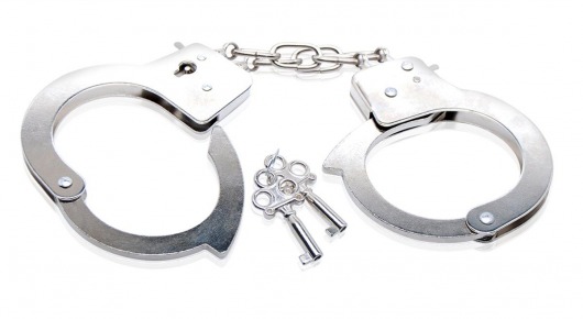 Металлические наручники Beginner s Metal Cuffs - Pipedream - купить с доставкой в Старом Осколе