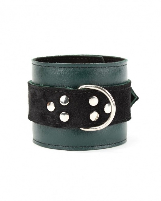 Изумрудные наручники Ladys Arsenal на карабинах - БДСМ Арсенал - купить с доставкой в Старом Осколе