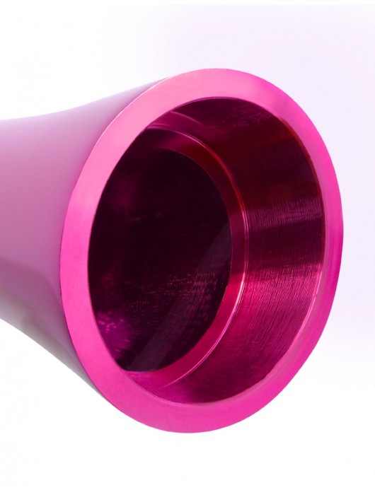 Алюминиевый рельефный вибратор PINK SMALL - 7,5 см. - Pipedream