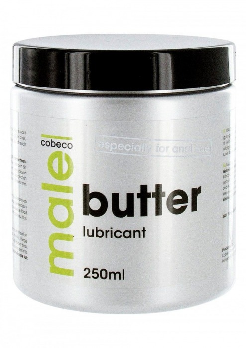 Анальный лубрикант MALE Cobeco Butter Lubricant - 250 мл. - Cobeco - купить с доставкой в Старом Осколе