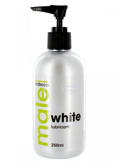 Анальная смазка на водной основе MALE Cobeco White Lubricant - 250 мл. - Cobeco - купить с доставкой в Старом Осколе