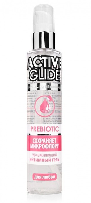 Увлажняющий интимный гель Active Glide Prebiotic - 100 гр. - Биоритм - купить с доставкой в Старом Осколе