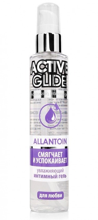 Увлажняющий интимный гель Active Glide Allantoin - 100 гр. - Биоритм - купить с доставкой в Старом Осколе