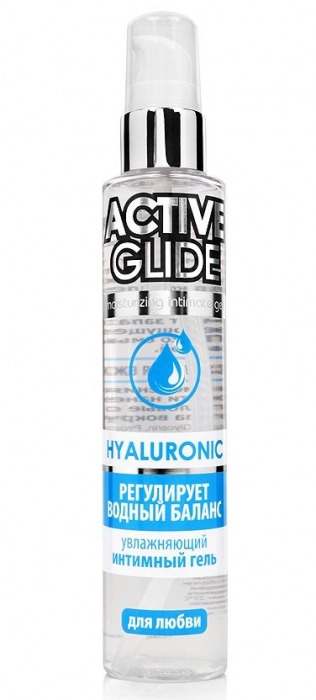 Увлажняющий интимный гель Active Glide Hyaluronic - 100 гр. - Биоритм - купить с доставкой в Старом Осколе