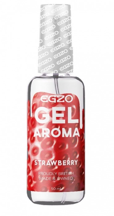 Интимный лубрикант EGZO AROMA с ароматом клубники - 50 мл. - EGZO - купить с доставкой в Старом Осколе