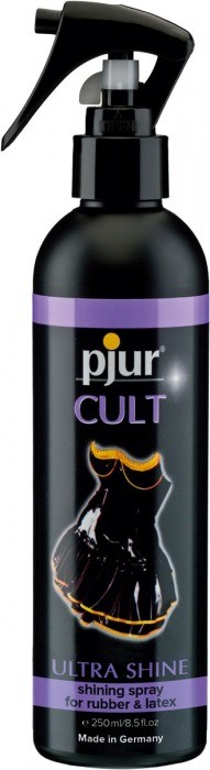 Спрей для ухода за одеждой из латекса pjur CULT Ultra Shine - 250 мл. - Pjur - купить с доставкой в Старом Осколе