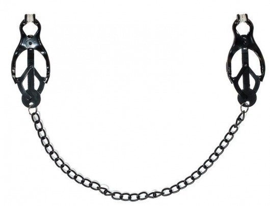 Зажимы на соски Darkside с цепочкой - Lola Games - купить с доставкой в Старом Осколе