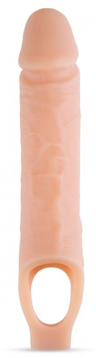 Телесный реалистичный фаллоудлинитель 10 Inch Silicone Cock Sheath Penis Extender - 25,4 см. - Blush Novelties - в Старом Осколе купить с доставкой