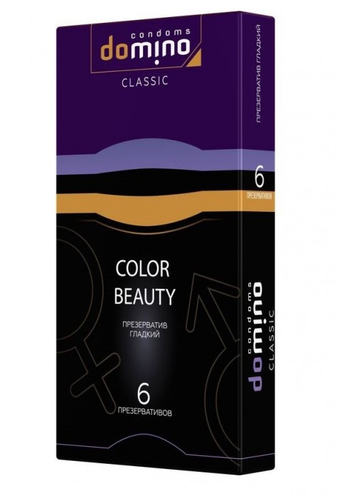 Разноцветные презервативы DOMINO Colour Beauty - 6 шт. - Domino - купить с доставкой в Старом Осколе