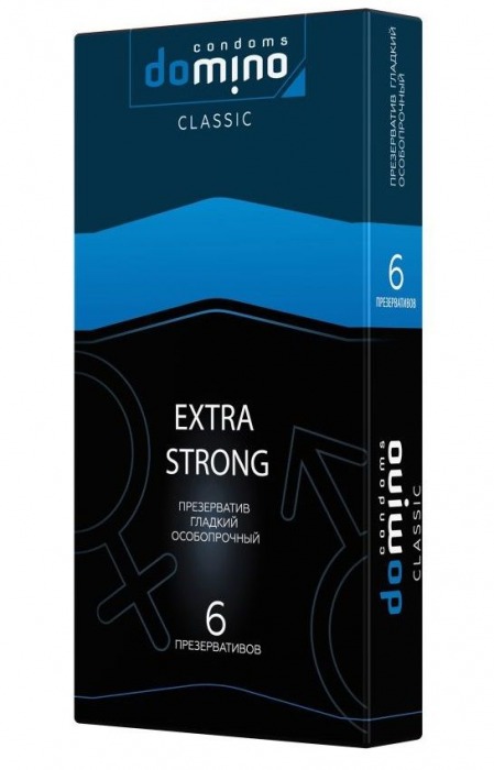 Суперпрочные презервативы DOMINO Extra Strong - 6 шт. - Domino - купить с доставкой в Старом Осколе