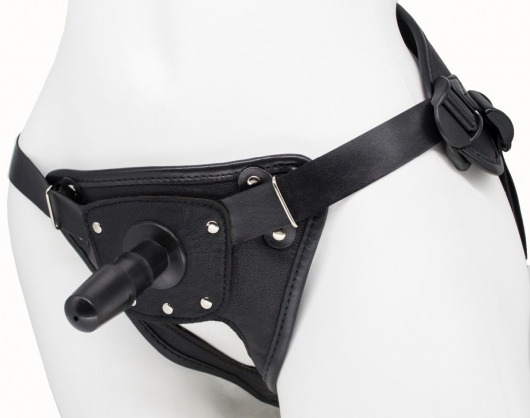 Черный пояс для насадок BEST CLASS STRAP - LOVETOY (А-Полимер) - купить с доставкой в Старом Осколе