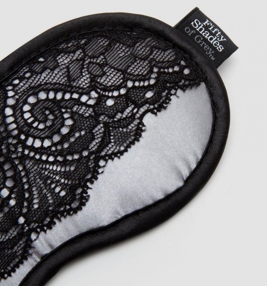 Атласная маска с кружевом Play Nice - Fifty Shades of Grey - купить с доставкой в Старом Осколе