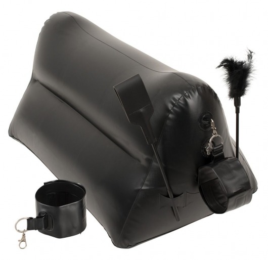 Надувная любовная подушка Portable Triangle Cushion с аксессуарами - Orion - купить с доставкой в Старом Осколе