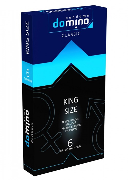 Презервативы увеличенного размера DOMINO Classic King size - 6 шт. - Domino - купить с доставкой в Старом Осколе