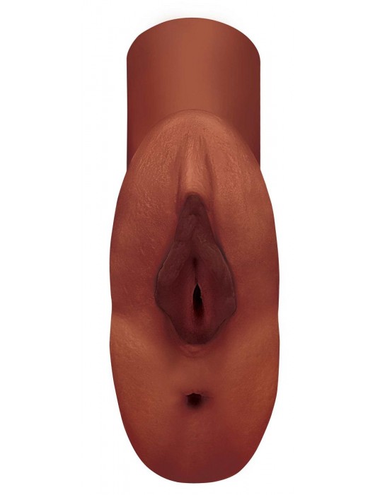 Коричневый мастурбатор Perfect Pussy Double Stroker - Pipedream - в Старом Осколе купить с доставкой