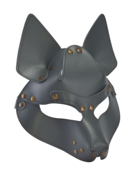 Серая маска Wolf с клепками - Sitabella - купить с доставкой в Старом Осколе