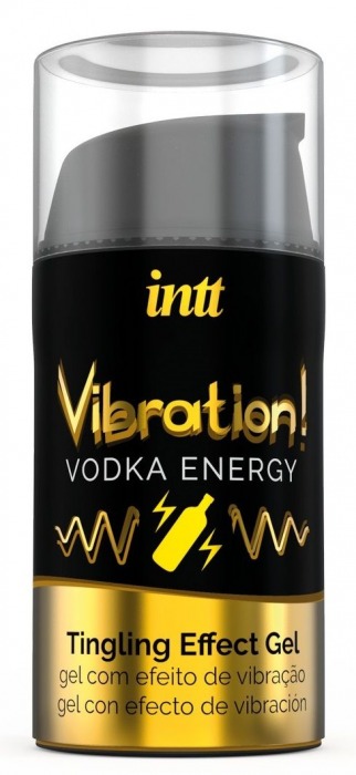 Жидкий интимный гель с эффектом вибрации Vibration! Vodka Energy - 15 мл. - INTT - купить с доставкой в Старом Осколе