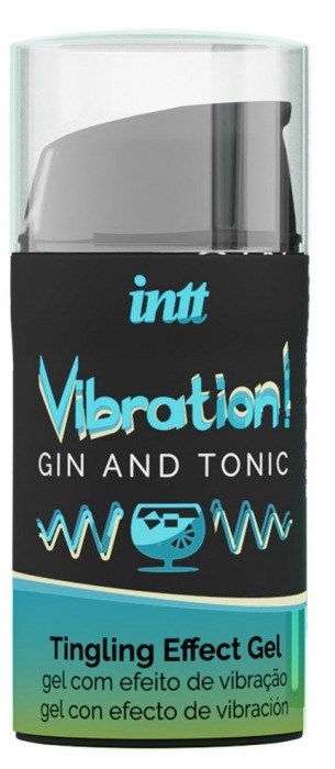 Жидкий интимный гель с эффектом вибрации Vibration! Gin   Tonic - 15 мл. - INTT - купить с доставкой в Старом Осколе