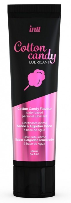 Интимный гель на водной основе Cotton Candy Lubricant - 100 мл. - INTT - купить с доставкой в Старом Осколе