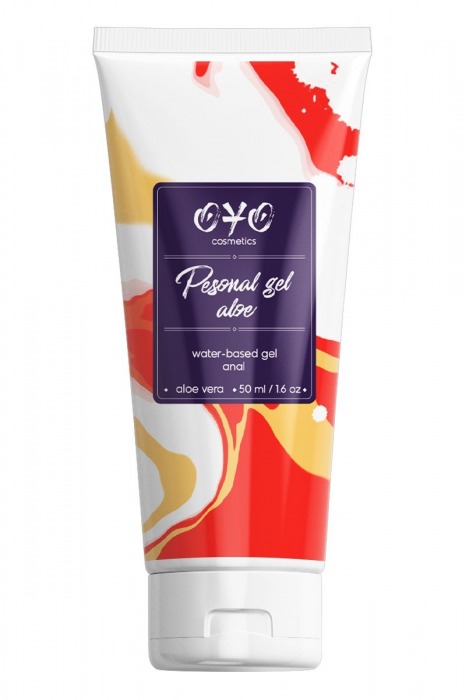 Анальная смазка на водной основе OYO Personal Gel Aloe - 50 мл. - OYO - купить с доставкой в Старом Осколе