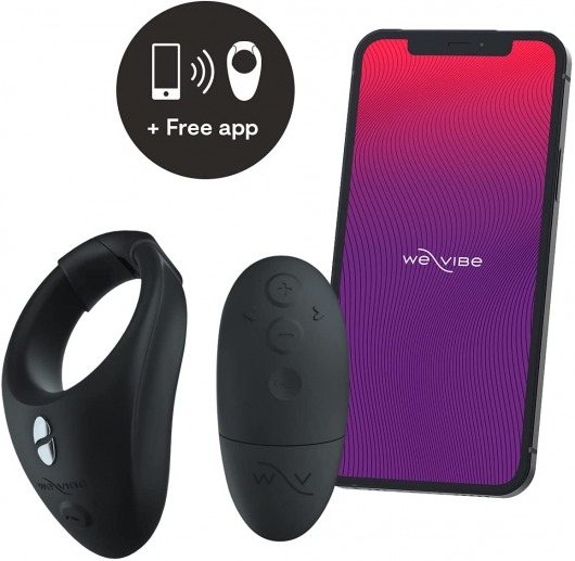 Черное эрекционное кольцо для ношения We-Vibe Bond - We-vibe - в Старом Осколе купить с доставкой