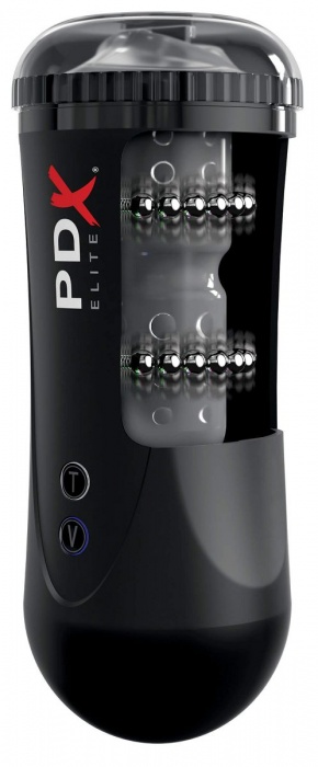 Черный автоматический мастурбатор-ротик Moto Stroker - Pipedream - в Старом Осколе купить с доставкой