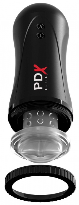 Черный автоматический мастурбатор-ротик Moto Stroker - Pipedream - в Старом Осколе купить с доставкой