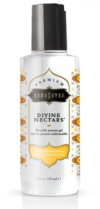 Гель-лубрикант на водной основе Divine Nectars Vanilla с ароматом ванили - 150 мл. - Kama Sutra - купить с доставкой в Старом Осколе