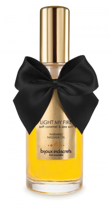 Массажное масло Light My Fire с ароматом карамели - 100 мл. - Bijoux Indiscrets - купить с доставкой в Старом Осколе