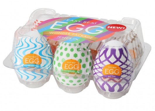 Набор из 6 мастурбаторов Tenga EGG IV с различным рельефом - Tenga - в Старом Осколе купить с доставкой