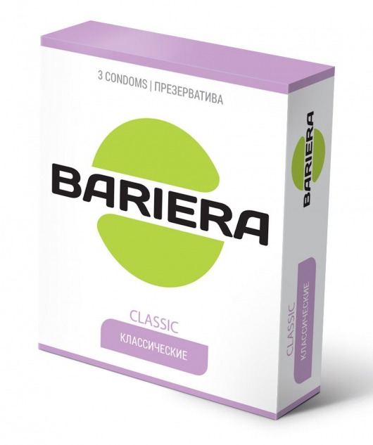 Классические презервативы Bariera Classic - 3 шт. - Bariera - купить с доставкой в Старом Осколе