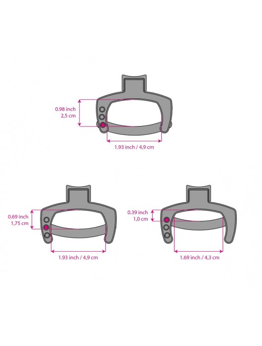 Кольцо с зажимом для мошонки для пояса верности Pubic Enemy - MyStim - купить с доставкой в Старом Осколе