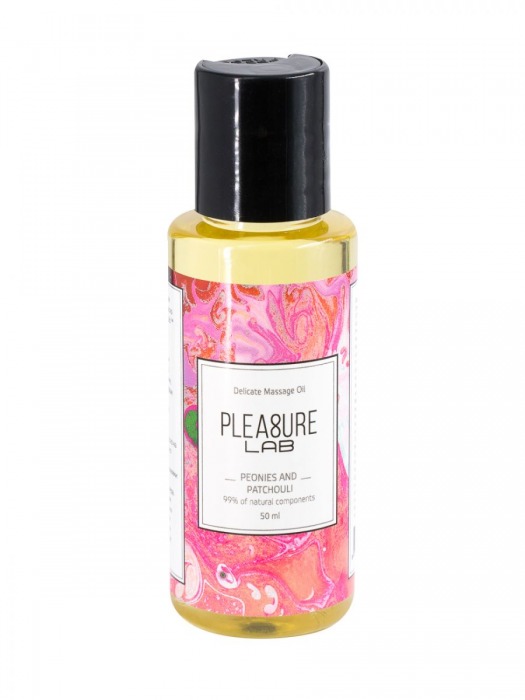 Массажное масло Pleasure Lab Delicate с ароматом пиона и пачули - 50 мл. - Pleasure Lab - купить с доставкой в Старом Осколе